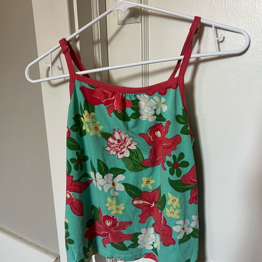 Polarn O. Pyret Floral Tank Top 10-12 yrs